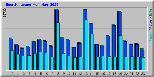 Hourly usage for May 2026