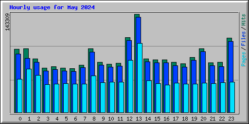 Hourly usage for May 2024